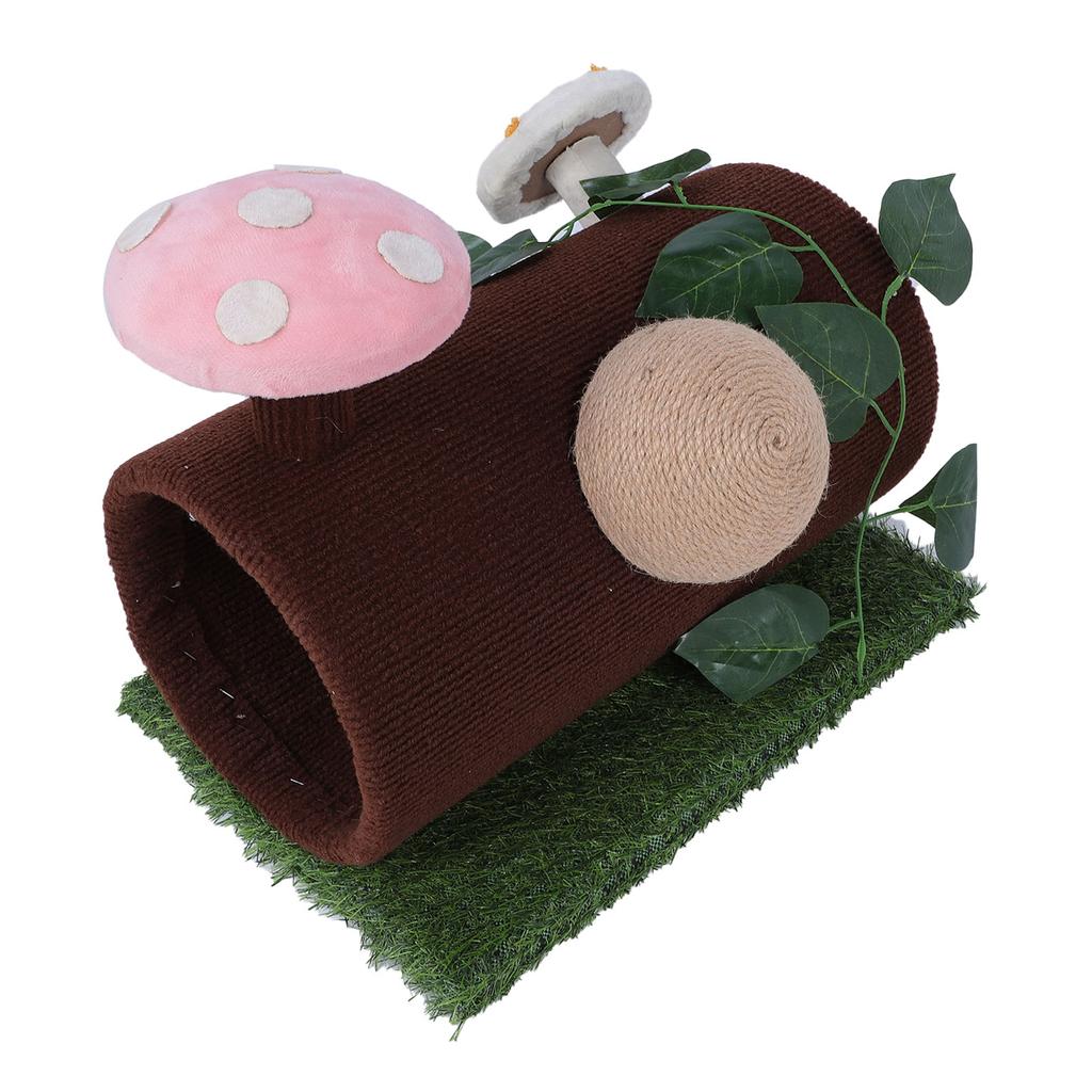 Cat Tunnel Interactive Protect Furniture Cat Climbing Frame Tunnel Bed Toy with Scratching Ball for