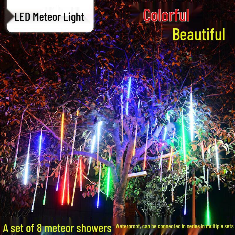 LED Meteor Shower Tree String Lights