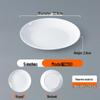 Commercial White Melamine Round Dinner Plate