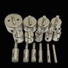 15PCS Diamond Hole Saw Electroplating Universal Incisive Hole Saw Drill Bit Set for Glass 6 8 10 12 14 16 18 20 22 25