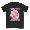 Nicki Minaj Queen of Rap T Shirts Rapper Singer Music Pure Cotton Clothes Funny Short Sleeve Round Neck Tees Printed TShirt
