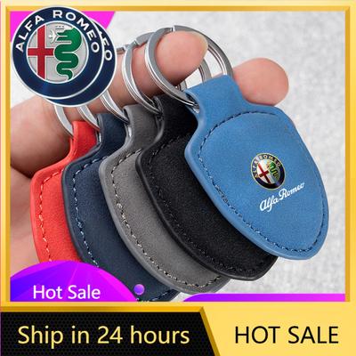 Car Stickers For Alfa Romeo Car KeyChain Creative Shield Keychain Anti Lost Keyring Accessories Alfa Romeo Giulietta 159 147 156
