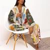 2026 New Spring Women's Clothing Cross-Border European and American Fashion Set Printed Shirt Wide-Leg Pants Set