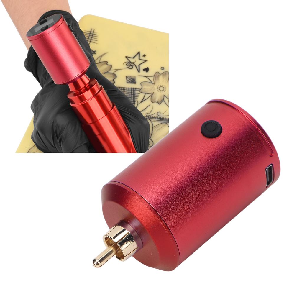 1500mAh Tattoo Power Supply Wireless Interface Rechargeable LCD Screen 4‑12V Tattoo Pen Battery