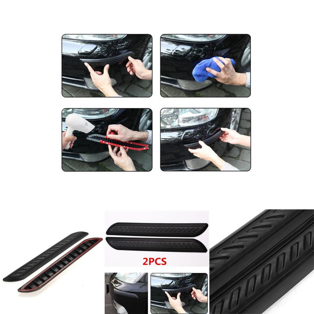 Timeless Design Car Bumper Corner Protector Accessories Door Guard Cover Lip Crash Bar Trim 2pc For Every Vehicle