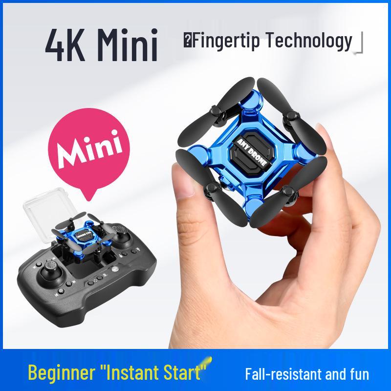 802 Mini Folding Drone: HD Aerial Photography, Drop-Resistant Remote Control Airplane for Student and Children's Toys