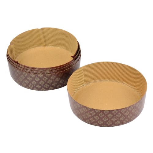 Pearl Metal EE Sweets Paper Decorating Cake Baking Pan, 19cm, Pack of 5, D-4584