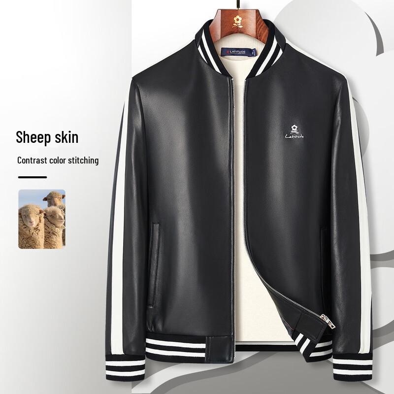 

Мужская куртка из овчины с бейсбольным воротником MONTAGUT L