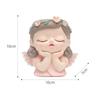 Girl Head Planter Cartoon Girl Statue Figurine Resin Creative Flowerpot for Living Room Indoor Outdoor Garden Tabletop Gifts