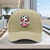 Adjustable Danish Football Team Logo Baseball Cap  Lightweight Unisex Printed Hat for Outdoor Weddings Parties