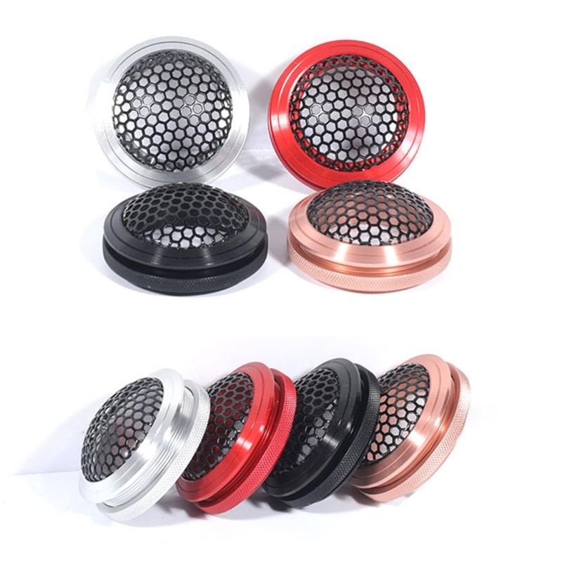 Autolautsprecher-Gitterabdeckung Schutz Metallgitter Dekorative Kreise für Klangqualität Schützt das Soundsystem des Autos