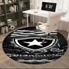 1PC round rug Botafogo Football Club Printed Round Area Rug ,Rug For Home Office, Round Chair Rug, Decorative Carpet Fan gifts Christmas gift