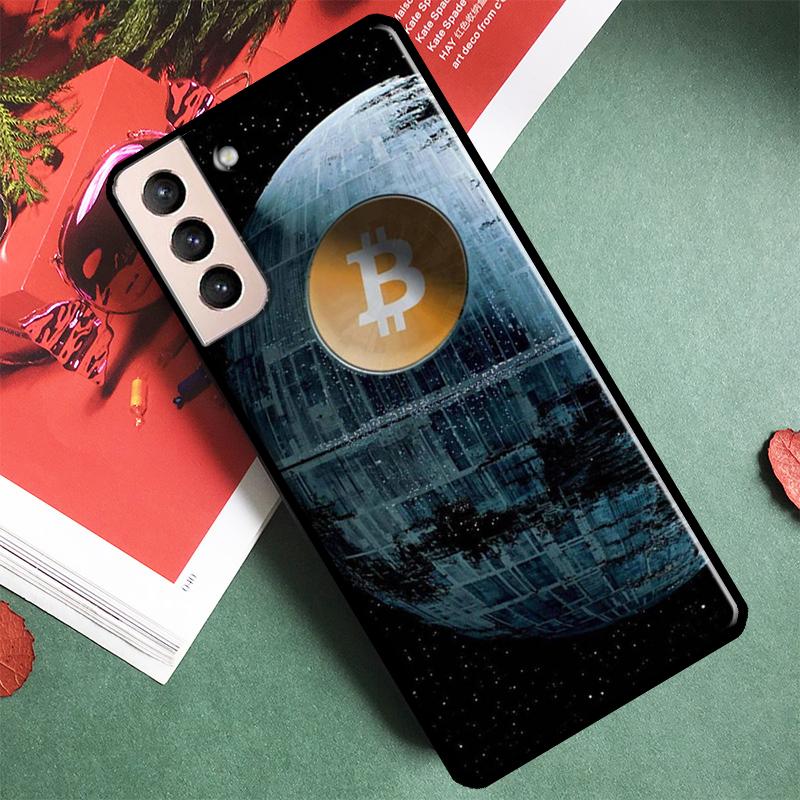 Bitcoin Phone Case For Samsung Galaxy S24 S25 Ultra S9 S10 S20 FE S21 S22 S23 Ultra Plus Back Cover