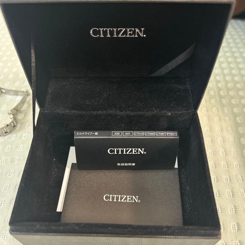 Used Citizen Cross Sea Ladies Watch Solar Dark Brown Dial