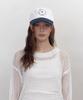 Sseonlis Lettering Ball Cap (White/Navy)