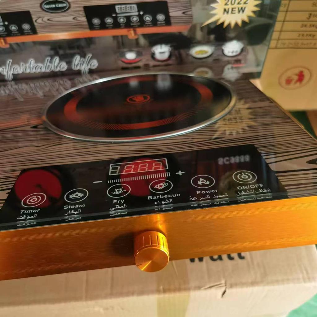 High-Power 3500W Dual-Burner Smart Electric Ceramic Stove