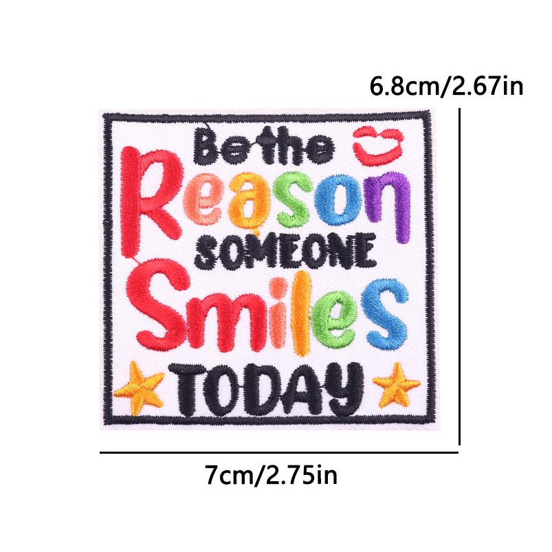 New Jackets Hats Diy Cartoon /Personalized Letter Slogan Embroidered Patches Iron On Patches For Clothing Thermoadhesive Patches