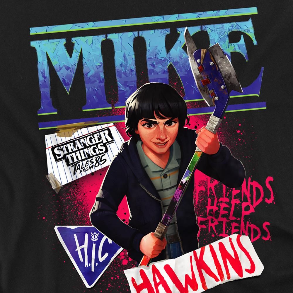 Stranger Things: Tales from Â´85 Womens/Ladies Mike Capped Sleeved T-Shirt