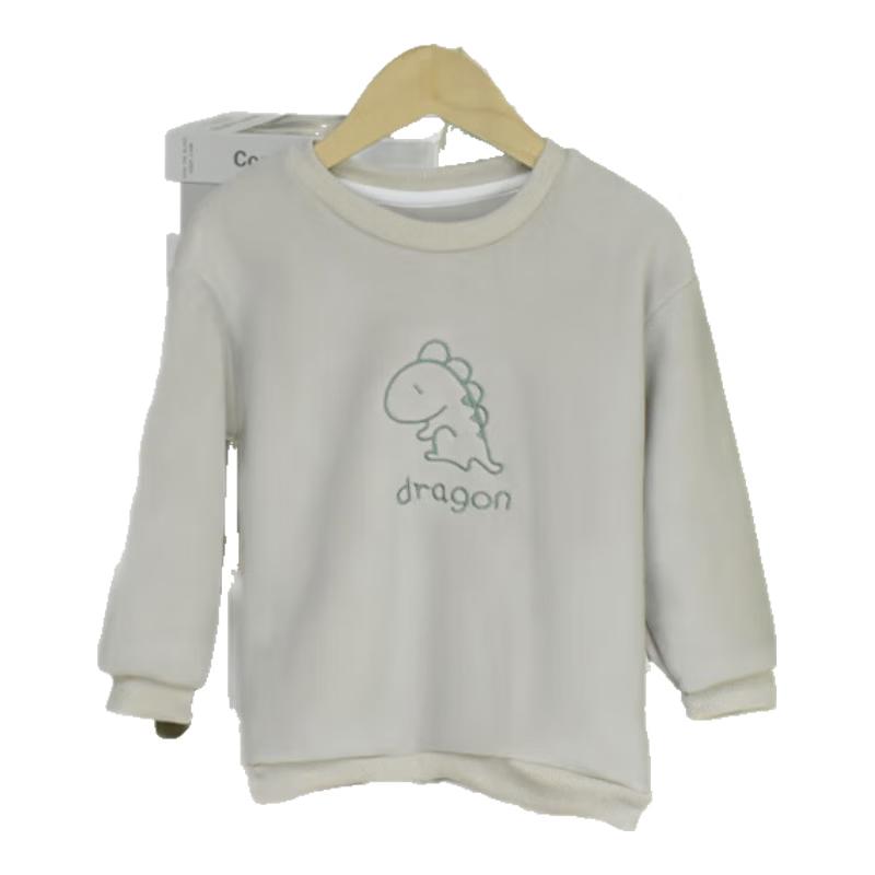 Yuzhaolin Kids Winter Thick Fleece Pajama Set 140