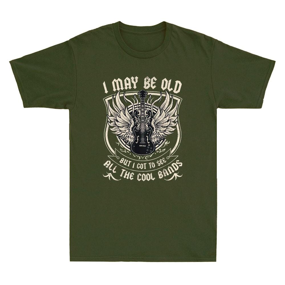 I May Be Old But I Got To See All The Cool Band Rock Concert Retro Unisex's T-Shirt