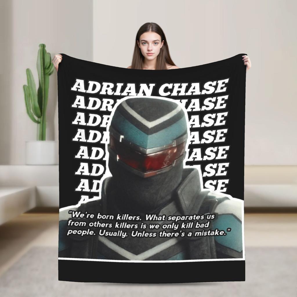 Vigilante Adrian Chase Peacemaker Blanket Coral Fleece Plush Multi-function Ultra-Soft Throw Blankets for Home Couch Bedspreads
