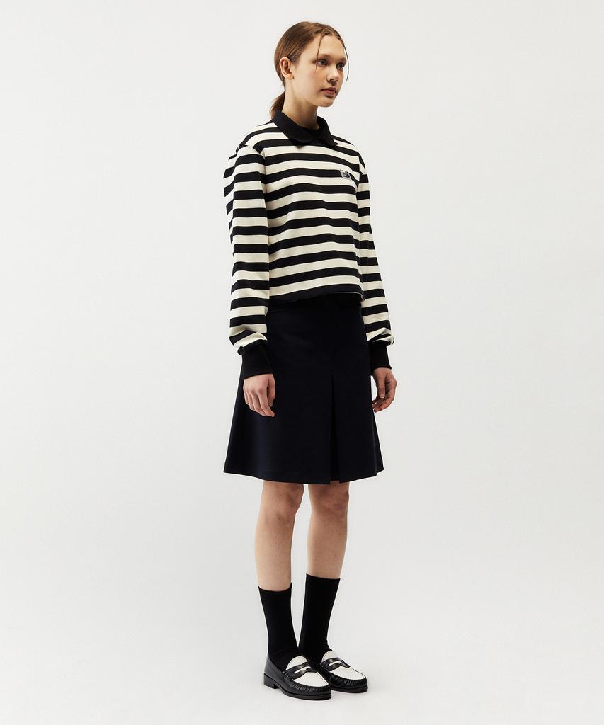MAYOL Cotton Blend Bermuda Shorts_Navy