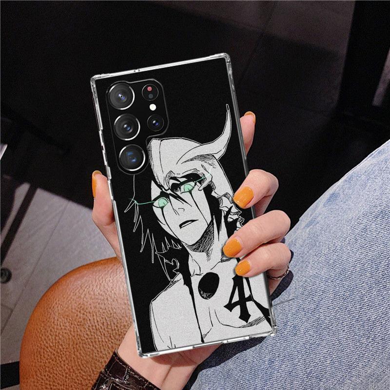 Bleach Ulquiorra Cifer 4 Phone Case For Samsung Galaxy S24 S25 Edge S26 Ultra S23 S22 S21 Plus S20 FE + Personalized Print Cover