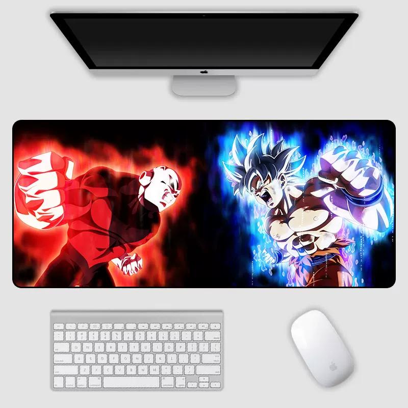 2026 Dragon Ball Leather Mouse Pad Son Goku Printing Pattern Large Size Game Gaming Keyboard Pad Boys Office Animation Non-slip Table Mat