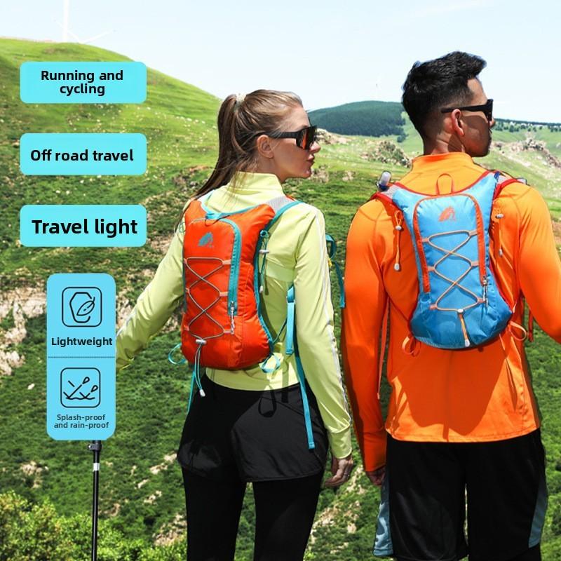 Outdoor Sports Backpack With Breathable Waterproof Material For Hiking And Cycling Enthusiasts