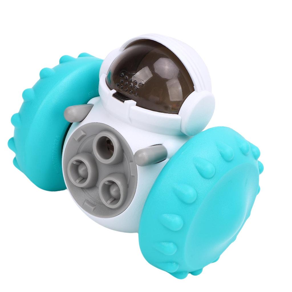 Dog Interactive Treat Dispenser Toy Interactive Cat Dispensing Food Toy Swinging Robot Shape for