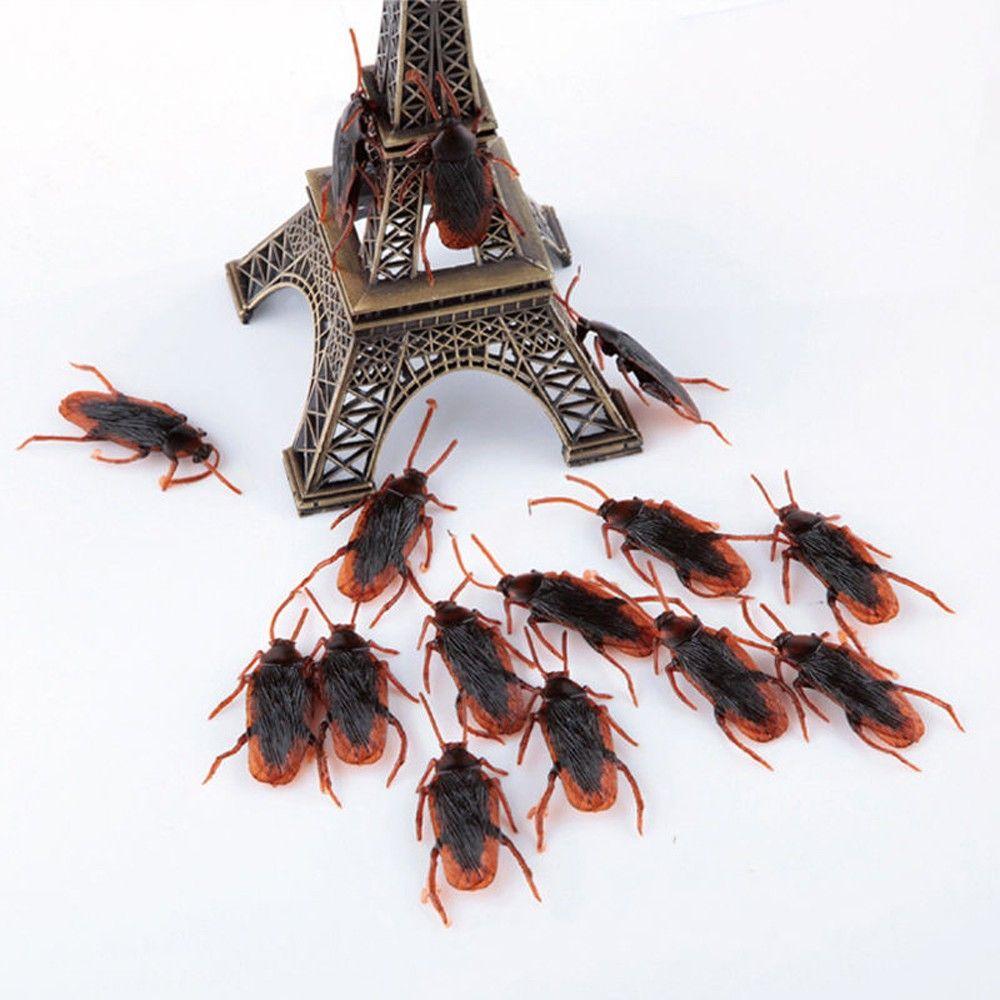 Special Model Funny Toys  Halloween Fake Roaches Joke Cockroach Shape Toy Lifelike Blackbeetle