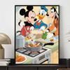 Disney 5D DIY Diamond Painting Heartwarming Illustrations of Mickey and Donald Duck Flying High Cartoon Full Diamond Mosaic Art Wall Decoration Set