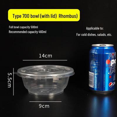Disposable Plastic Takeout Bowls