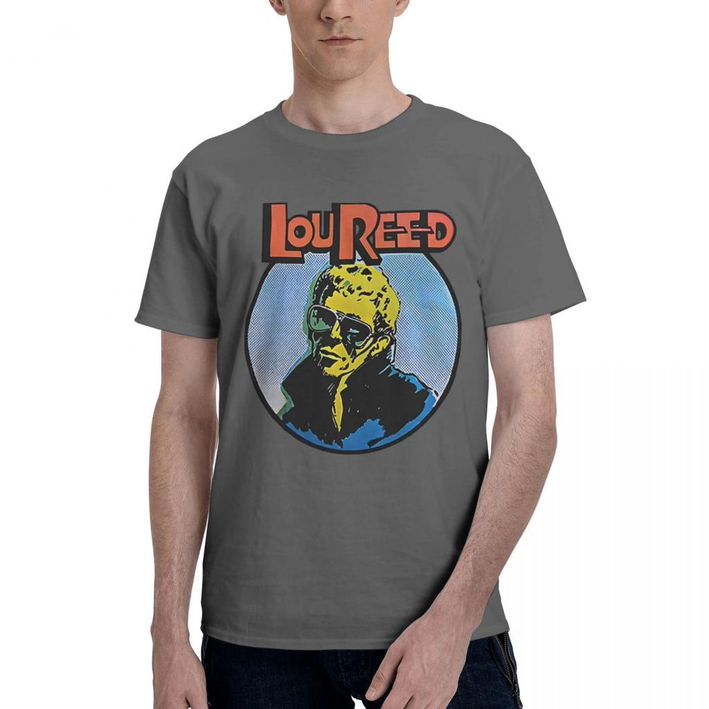 Lou Reed Signature 100 Cotton Casual Breathable Confortable Manga Funny Ugus TShirts Funny Gift
