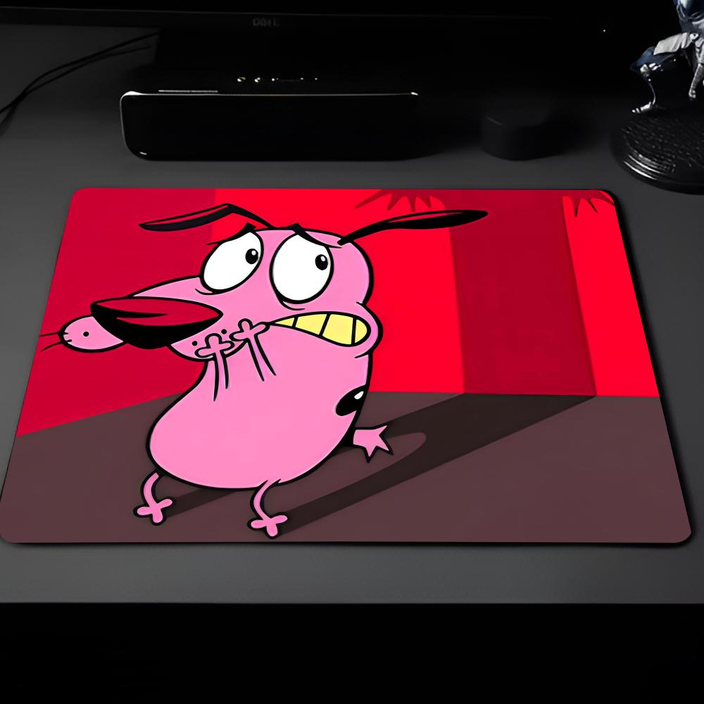 

Courage the Cowardly Dog Mouse Pad E-sports players mause pads Game Accessories Game Keyboard Pad Gamer Desktop Mat Deskmat Key 220x180x2mm