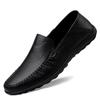 Men's Shoes 2025 Summer New Men's Daily High-quality Leather Driving Soft Sole Simple Pedal Doudou Tide Shoes