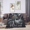 Soft Warm BlanketsKids Travel Venom Bedding Throws  Flannel Bedspread For Living Room Comfortable Sofa Bed Cover