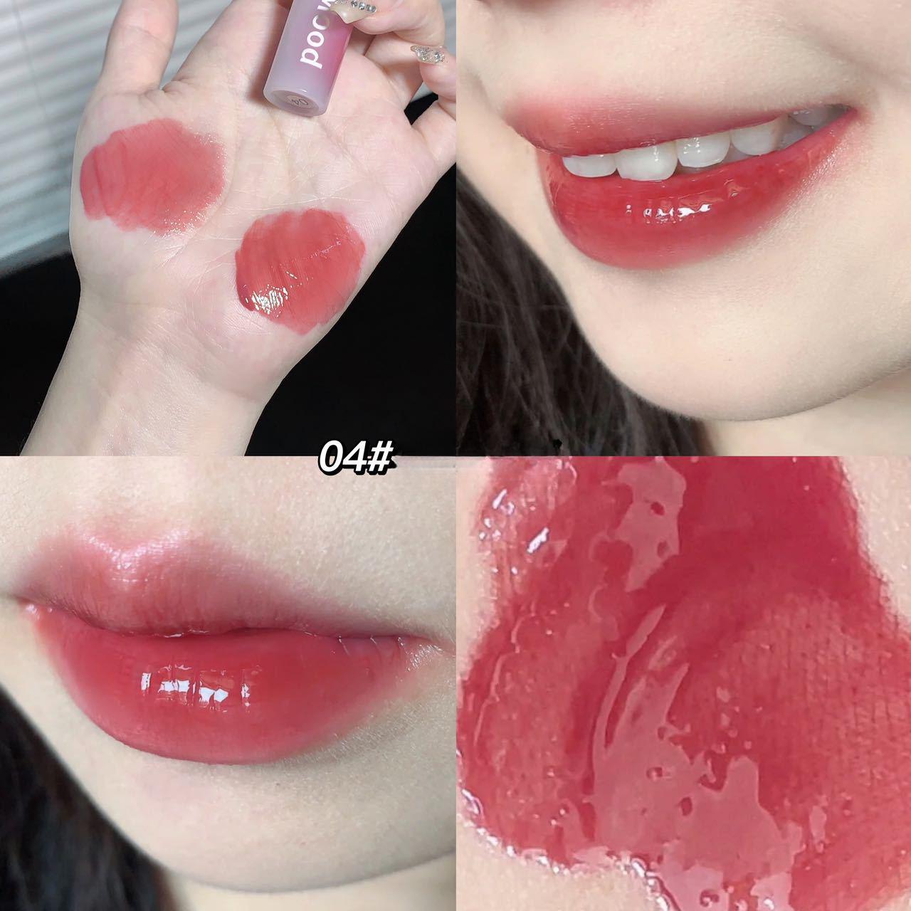 

Новое желе для губ, водно-глянцевая зеркальная глазурь для губ, увлажняющая, отбеливающая и нелегко прилипающая к чашке блеска для губ 1.5g