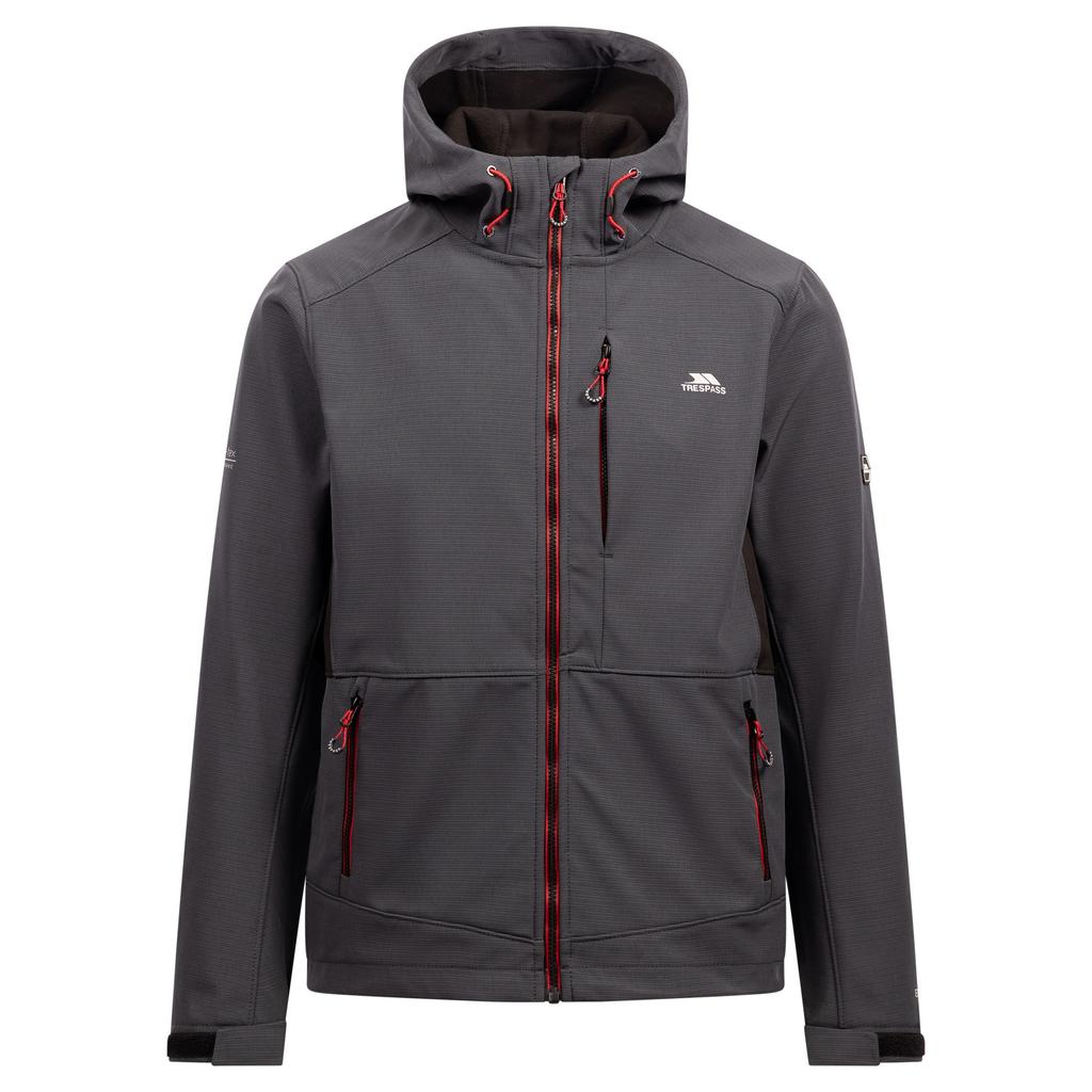 TRESPASS Mens Dante Soft Shell Jacket