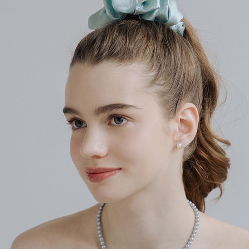 

HAS HTY009 Мягкая прохладная большая резинка-скранчи Mint