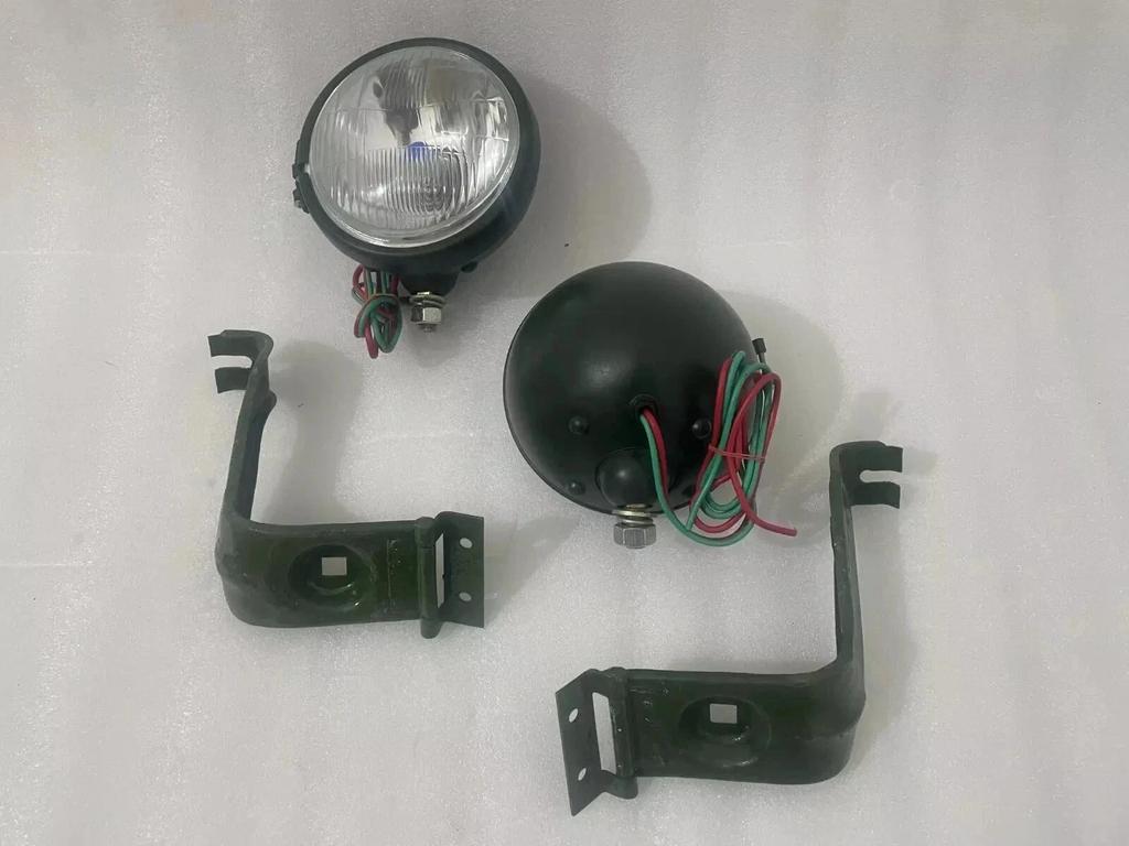 Headlight Light with Bracket Pair Left & Right fits willys jeep MB ford GPW "F"