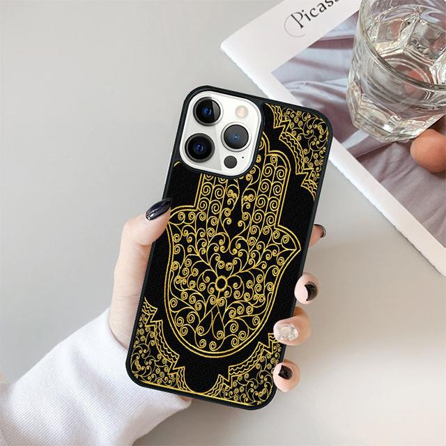 

Hamsa Hand of Fatima Phone Case Cover For iPhone 17 Air 15 16e 14 13 12 Pro Max 11 Pro Max Plus Coque Shell iPhone 13