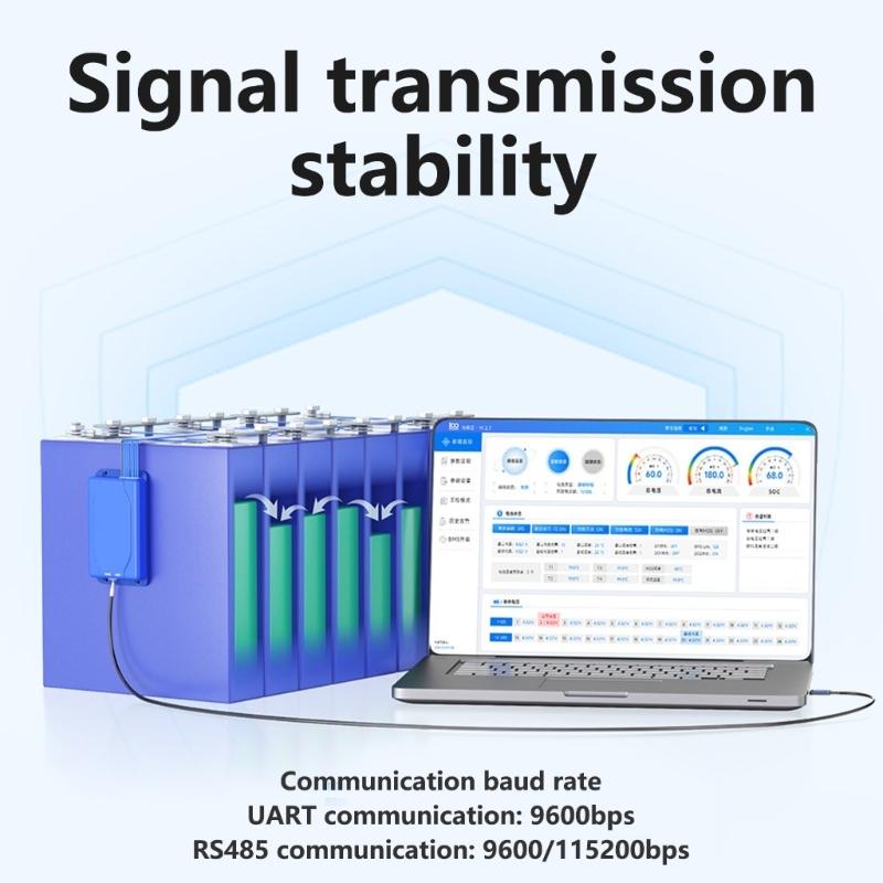 Plugs and Play USB to UART USB to RS485 Converters Cable Featuring Temperature Monitoring for Battery Safety 23.62inch