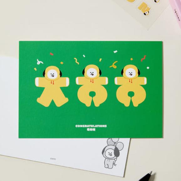 

Сувенирная открытка BT21 ХАНГЫЛЬ CHIMMY