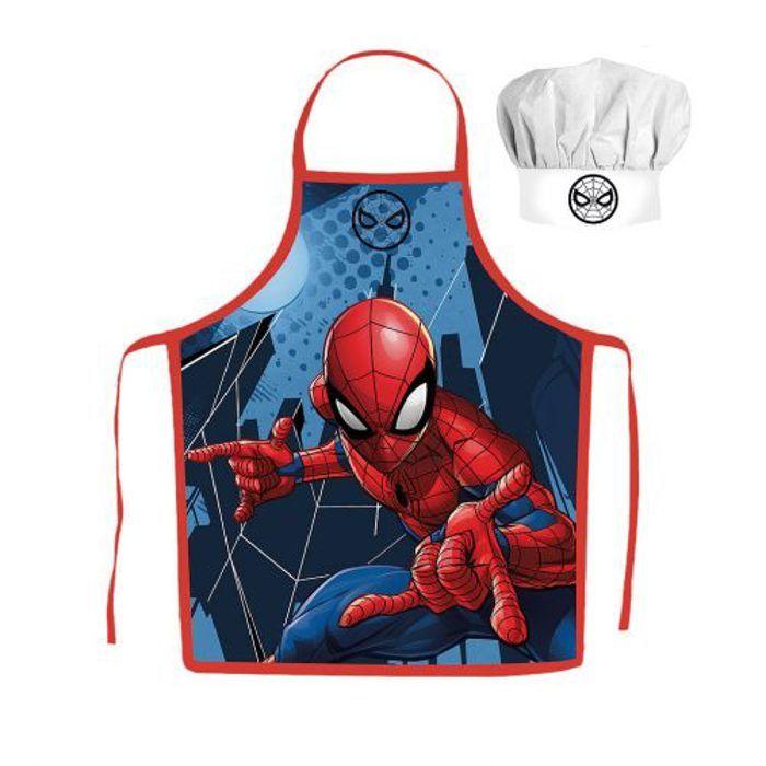 Ensemble 2 pièces tablier de cuisine enfant Spiderman Blue Numéro d'article : JFK038390
