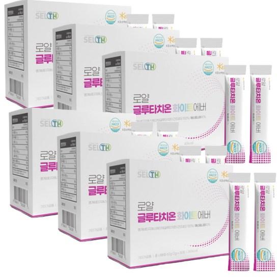 

Middle-aged women L-cystine glutathione royal glutathione white 32 sachets x 6 boxes, 60g, 6 units,Korean health food