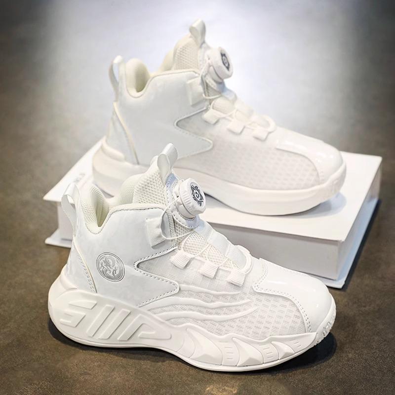 Kinder-Basketballschuhe, Jungenschuhe 2025 neue Sommermodelle, leichte und atmungsaktive Sportschuhe für mittlere und ältere Kinder, atmungsaktiv lit