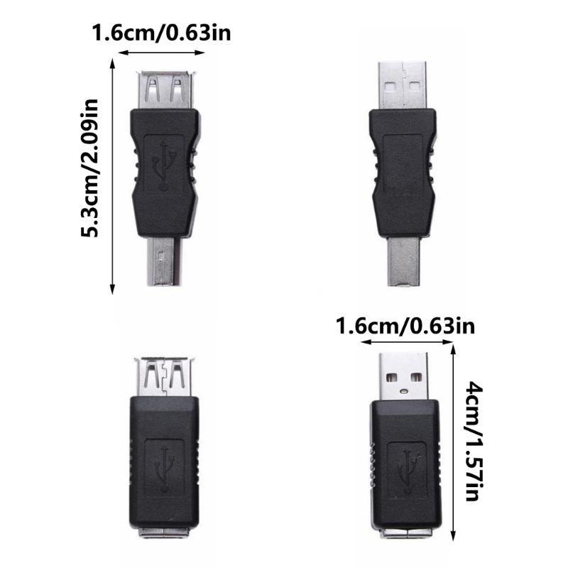 MultiFunction USB A To USB B Adapter USB A To Printer Interfaces Converters for Easy Printer/Scanners Connection Plugs