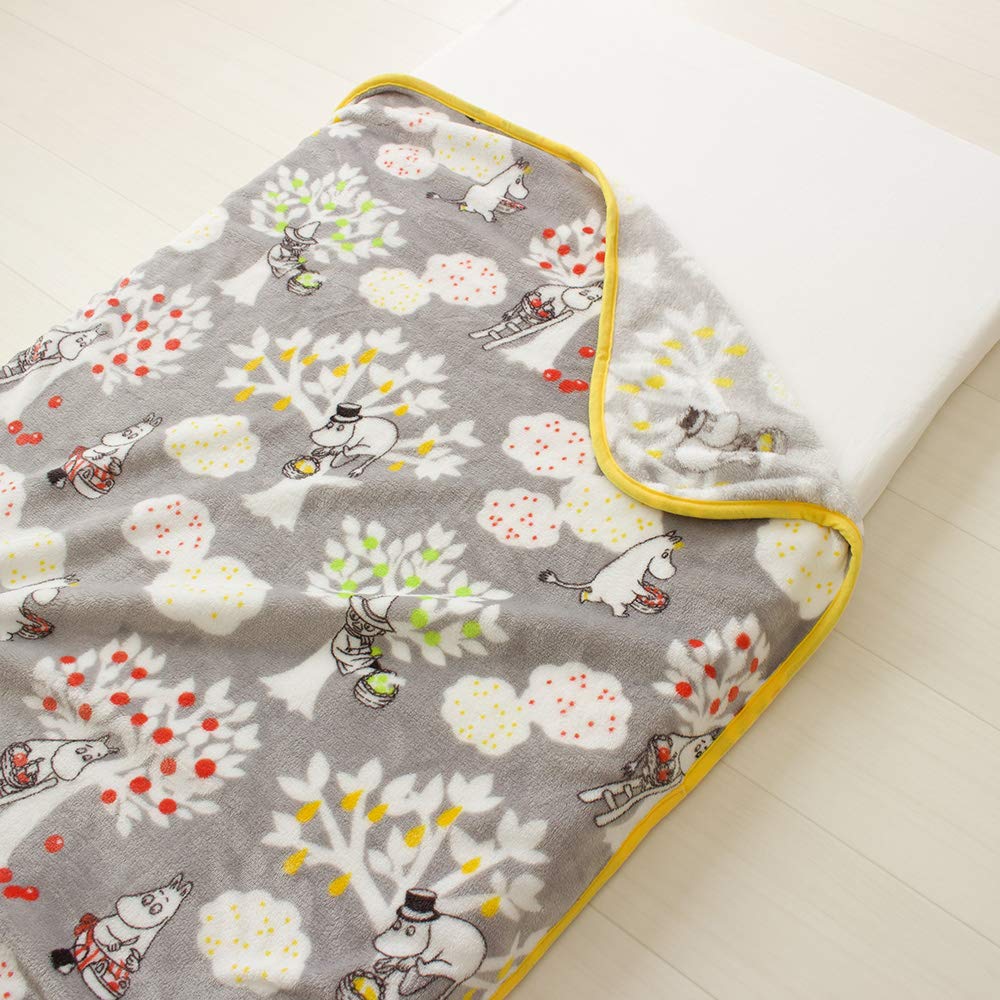 Moomin Baby Fluffy Blanket for Baby Blanket, Washable, Swaddle, Throw,