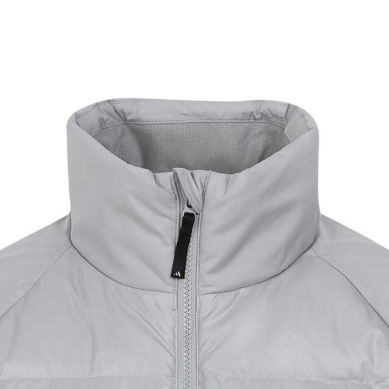 Adidas Logo Outdoor Warm Sports Long Sleeve Down Jacket Men Jacket Gray JG5924